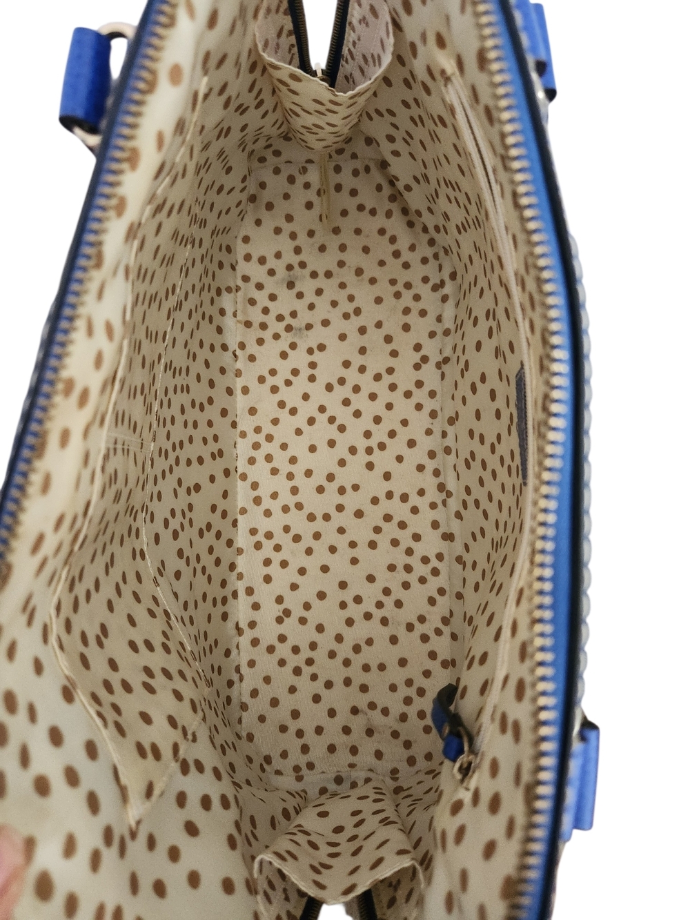 Kate Spade Electric Blue Leather Dome Satchel - Picture 9 of 13